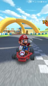 Mario in Mario Kart Tour