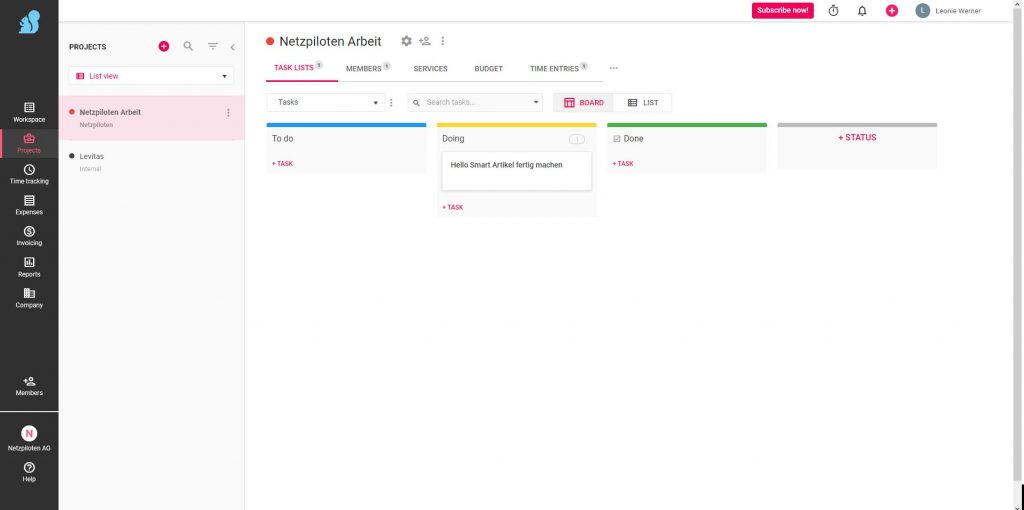 Kostenlose Projektmanagement Tools